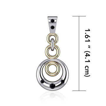 Blaque Circles Pendant MPD815 - Jewelry